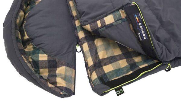 Schlafsack Outwell Camper Baumwolle - immagine 3