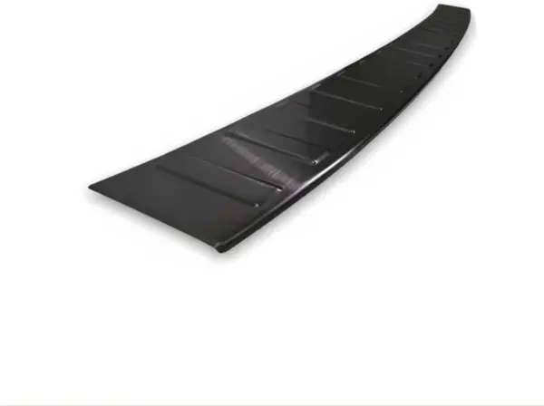 Protezione soglia di carico in acciaio inox nero spazzolato per portellone posteriore VW T6 / T6.1, dal 2015