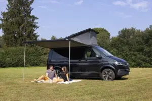 Fiamma Markise F43van für VW T6.1/ T6/ T5  California Beach/Ocean/Coast/Comfortline-Deep Black