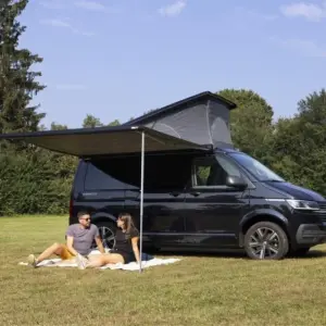 Fiamma Markise F43van in Deep Black für VW T6.1 California Modelle