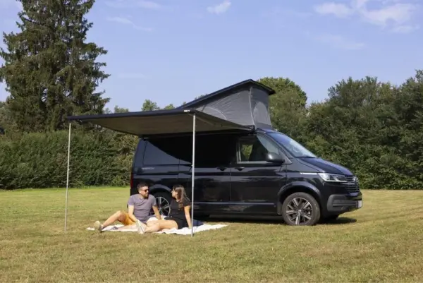 Fiamma awning F43van for VW T6.1/ T6/ T5 California Beach/Ocean/Coast/Comfortline-Deep Black