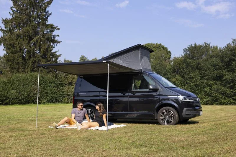 Fiamma Markise F43van für VW T6.1/ T6/ T5  California Beach/Ocean/Coast/Comfortline-Deep Black