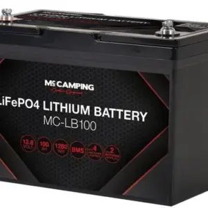 Batteria LiFePO4 ad alte prestazioni MC-LB100 con capacità di 100 Ah per camper moderni