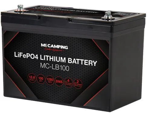 LiFePO4-Batterie MC-LB100 – 100 Ah | Leichte & leistungsstarke Lithium-Batterie für Camper & Wohnmobil