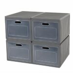 Universelle Faltbox mit 2, 3 oder 4 Staufächern