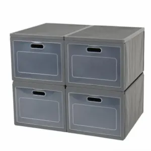 Scatola pieghevole universale con due, tre o quattro scomparti portaoggetti per un'organizzazione ottimale