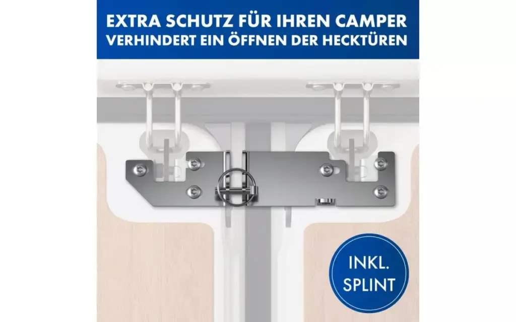 Hecktürverriegelung Einbruchschutz für Fiat Ducato, Citroen Jumper, Peugeot Boxer