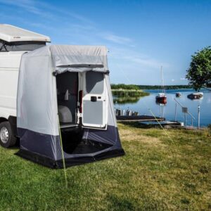 Tenda posteriore per furgoni con porte a battente come Fiat Ducato, Peugeot Boxer, Citroen Jumper,...