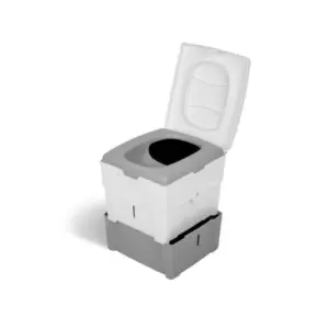 Toilette a compostaggio compatta WandaGo per viaggi ecosostenibili in furgoni e in campeggio