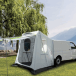 Heckzelt UPGRADE DOME PREMIUM – Premium Heckzelt mit Kuppeldach für VW & Ford Transporter