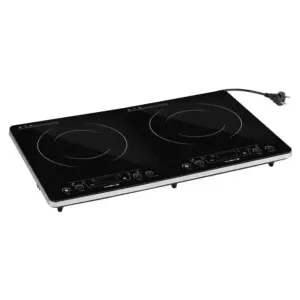 Hot Point Double Induction Kochfeld mit zwei leistungsstarken Kochzonen für effizientes Kochen