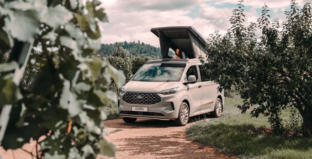Exterior thermal protection for the pop-up/sleeping roof of a Ford V710 or Bürstner Copa C530 (long wheelbase)