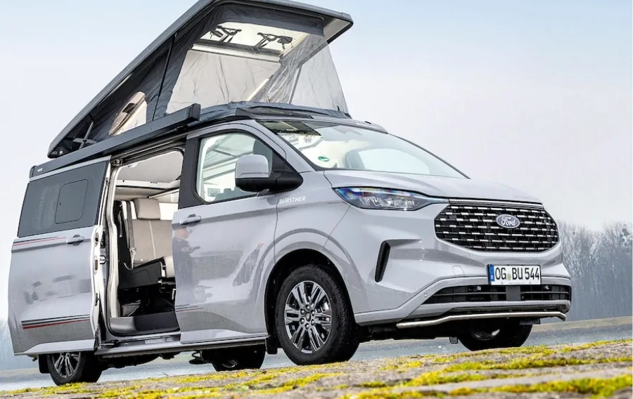 Exterior thermal protection for the pop-up/sleeping roof of a Ford V710 or Bürstner Copa C500 (short wheelbase)