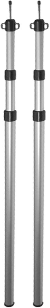 teleskopierbare Aufstellstangen aus Aluminium