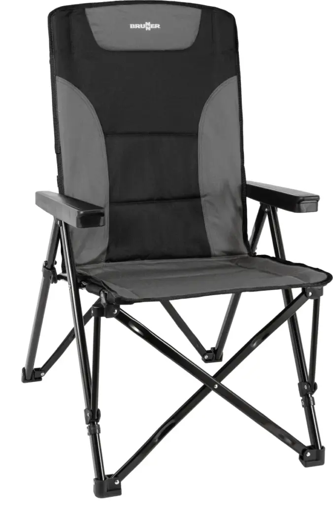 Brunner Raptor Recliner Folding Chair – comfortable camping chair with adjustable backrest