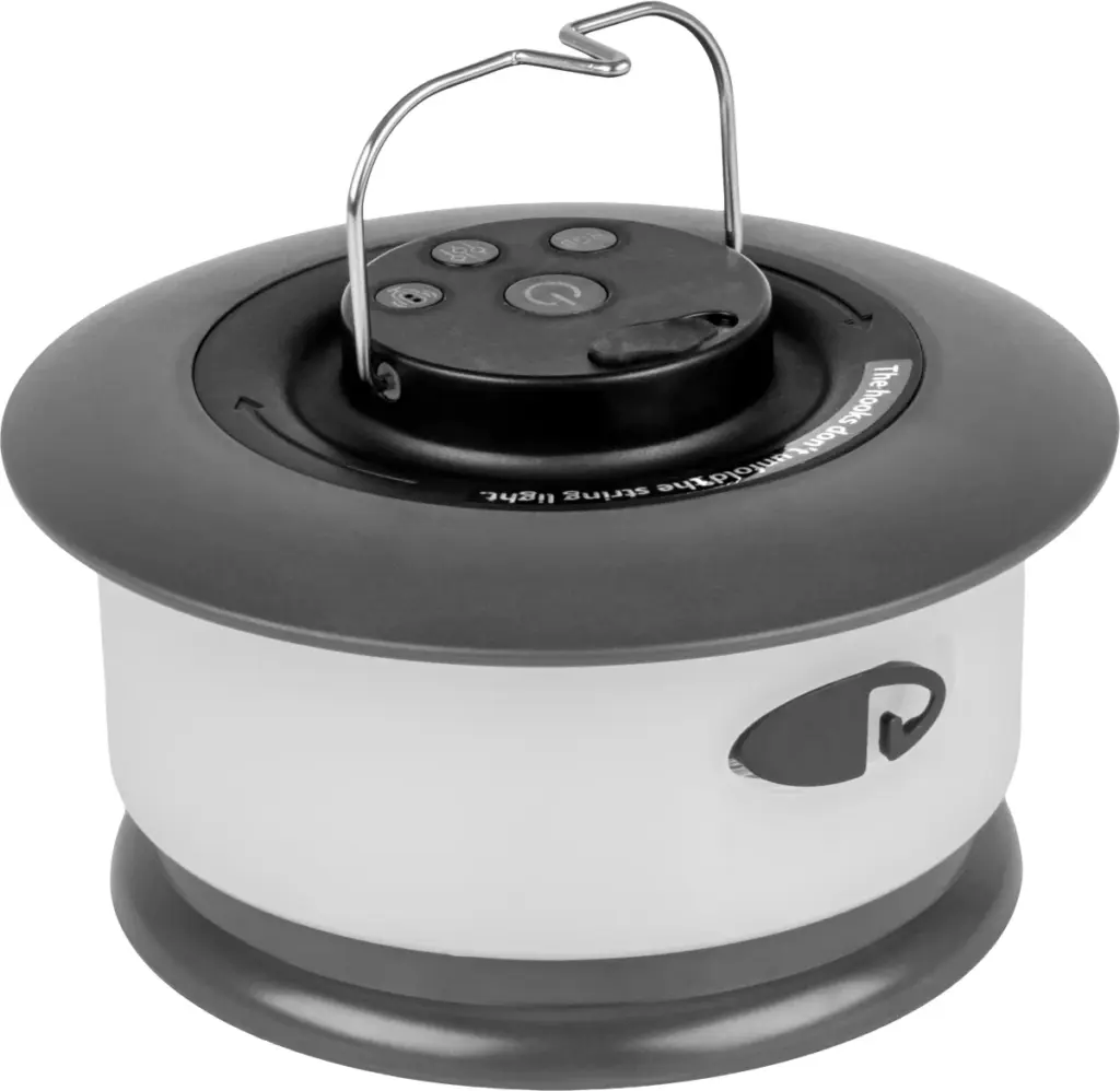 Outdoor-Lampe Astra LED mit 10 m Lichterkette – 2-in-1 Campinglampe für stimmungsvolles Licht