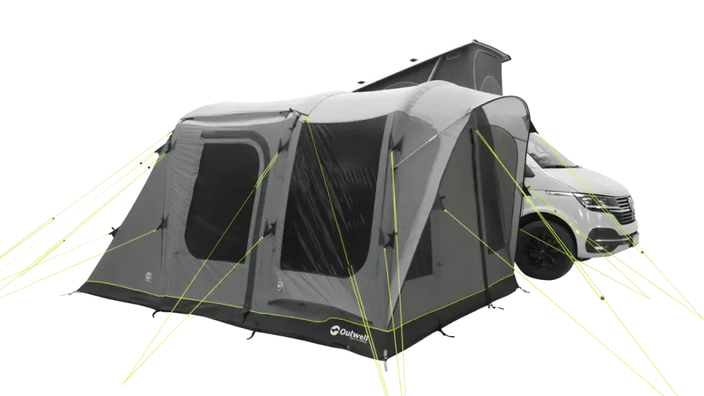 Wolfsburg Air inflatable freestanding bus awning