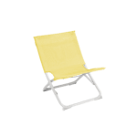 Sauntons Sunburst Campingstuhl gelb – niedriger, leichter Klappstuhl für Camping, Strand und Garten