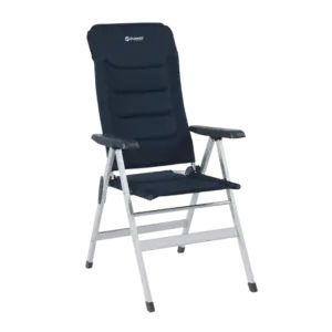 Outwell Clarenville Premium Campingstuhl mit gepolsterter Sitzfläche und verstellbarer Rückenlehne