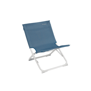 Sauntons Sunburst Campingstuhl blau – niedriger, leichter Klappstuhl für Camping, Strand und Garten