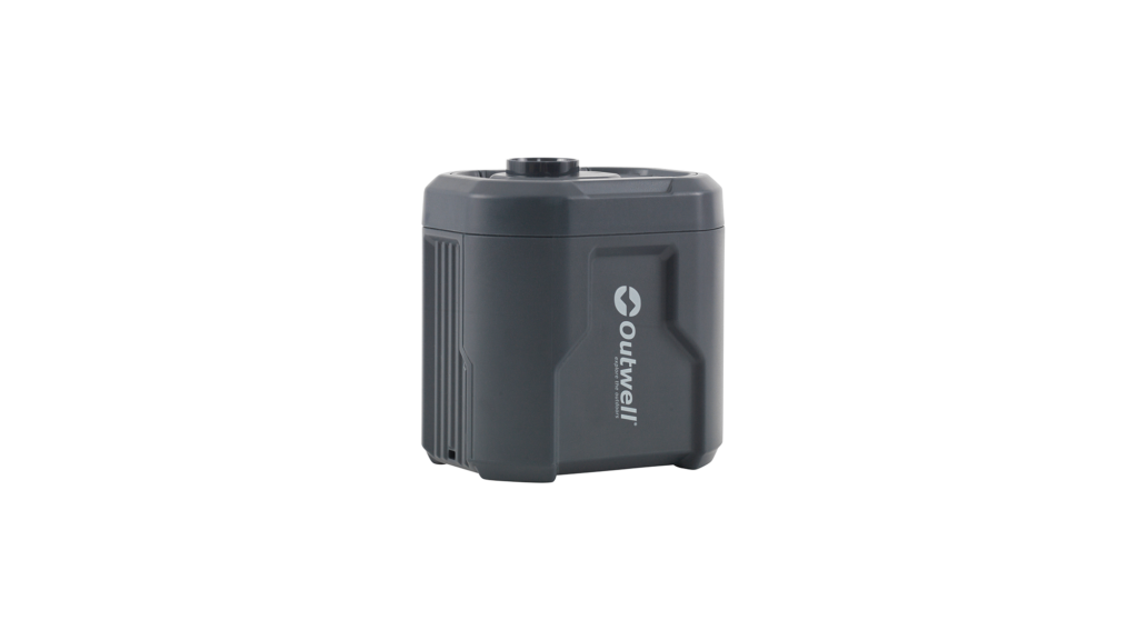 Pompa ricaricabile Outwell Mistral: compatta, potente e sempre pronta all'uso