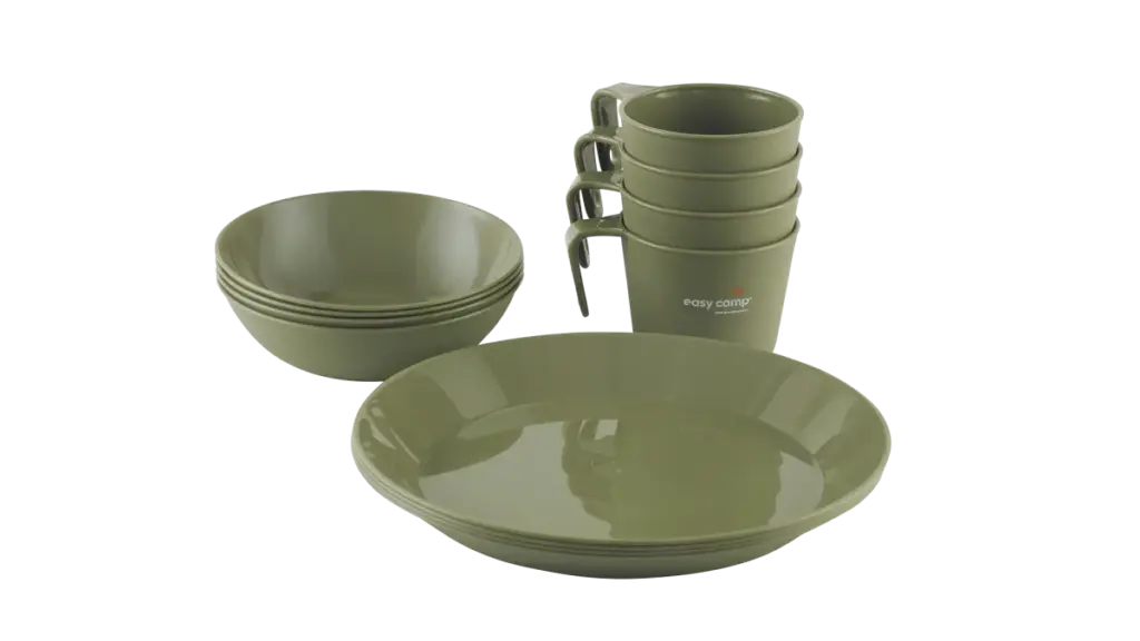 Easy Camp Moss 4-Personen Essgeschirr – leicht, praktisch & perfekt fürs Camping