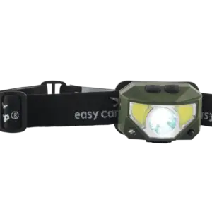 Lampada frontale Easy Camp Crowberry, luce compatta ricaricabile con pratico sensore di movimento