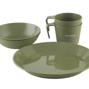 Kit da cucina compatto Easy Camp Moss per 2 persone per avventure all'aria aperta salvaspazio