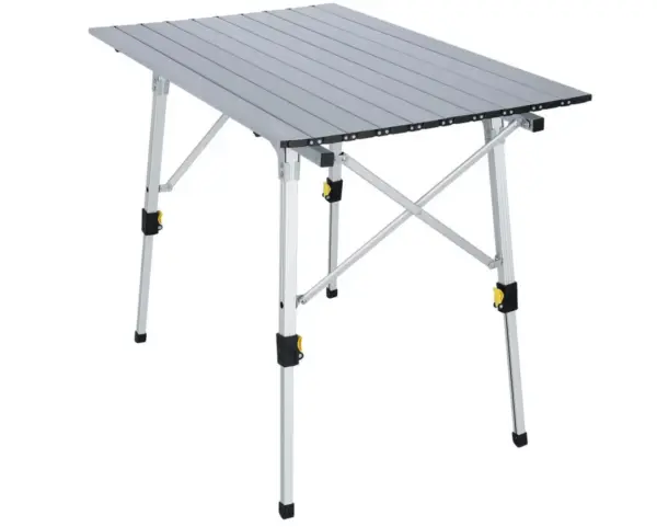 Camp4 Bali Camping Table – Compact Aluminum Roll-Up Table for 2 People