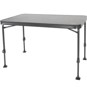 Tavolo pieghevole Camp4 Porto 115 con gambe regolabili in altezza in alluminio leggero
