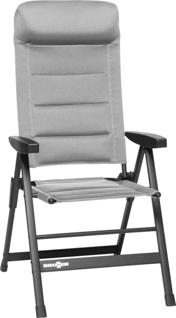 Brunner Skye 3D camping chair, grey – Comfort that adapts to your everyday camping life