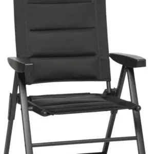 Brunner Skye 3D Campingstuhl in schwarz mit atmungsaktivem Polstergewebe