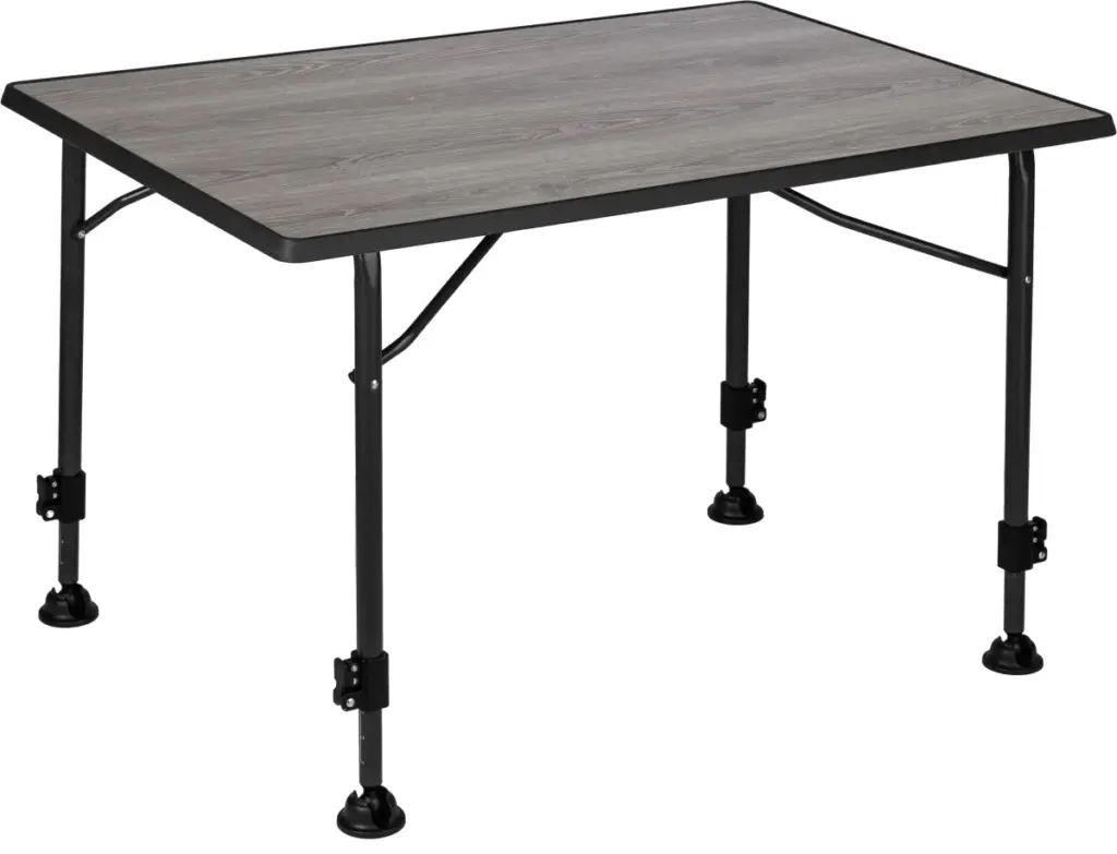 Brunner Linear Greywood Campingtisch 115 x 70 cm – höhenverstellbar & extrem robust