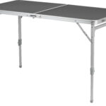 Tavolo da campeggio Brunner Flatpack 4 120x60 cm con meccanismo di piegatura compatto per la vita in furgone