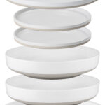 Servizio di stoviglie Brunner Odette da 7 pezzi con superficie Stone Touch e base antiscivolo