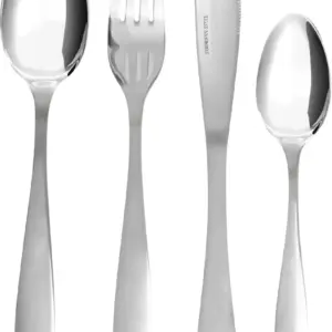 Brunner Joia Besteck-Set 16-teilig aus robustem Edelstahl ideal für Camping