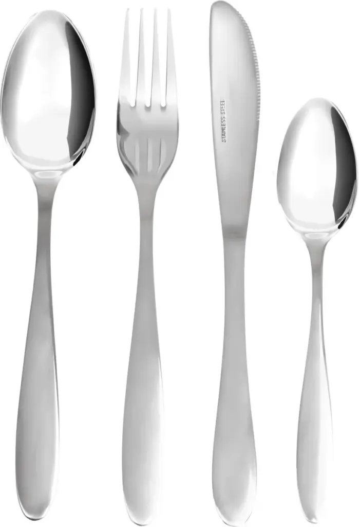 Brunner Joia Besteck-Set, 16-teilig – robustes Edelstahl-Besteck für Camping & Vanlife