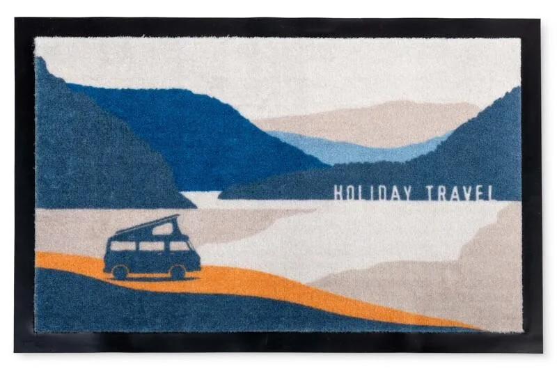 Fußmatte HOLIDAY TRAVEL – praktische Camping-Fußmatte 60 × 40 cm
