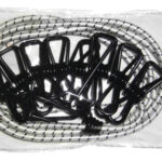 Expander-Wäscheleine dehnbar 115–250 cm – mit 8 Klammern