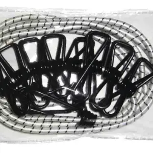 Stendibiancheria estensibile da 115 a 250 cm con otto clip integrate