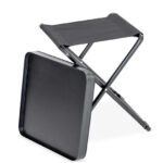 Sedia pieghevole Camp4 TERAMO come pratico sgabello 2 in 1 con vassoio rimovibile