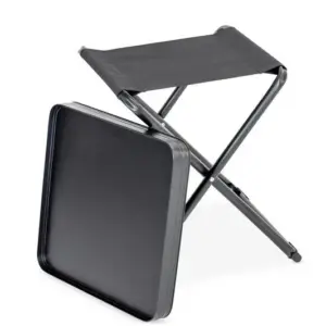 Sedia pieghevole Camp4 TERAMO come pratico sgabello 2 in 1 con vassoio rimovibile