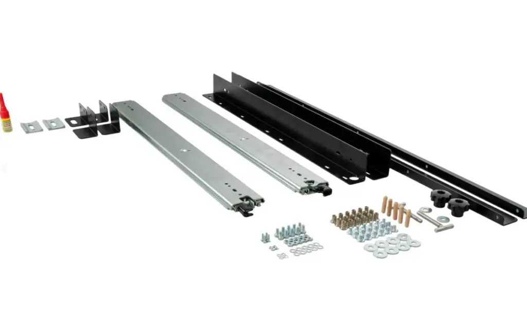 BusBoxx heckBOXX DIY Starter Volkswagen T5 / T6 / T6.1 – Heckauszugs-Modul DIY ohne Brett | Auszugslänge 711 mm