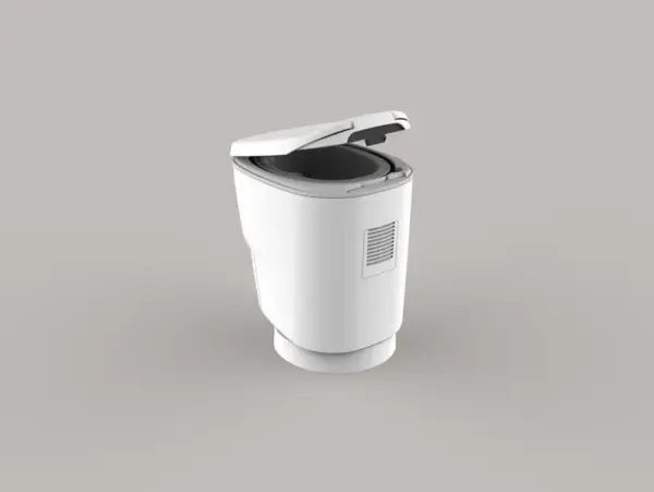 Clesana C1 – Waterless camping toilet with round base