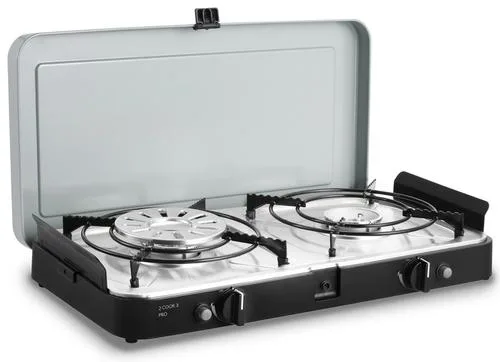 2-Cook 3 Pro Deluxe Campingkocher 30 mbar – 2-flammiger Premium-Kocher