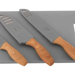 Outwell Caldas 3-piece knife set with cutting board