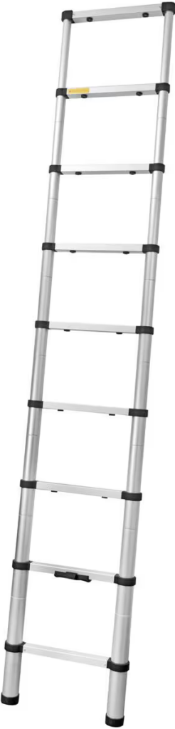 LADDY AIR – Teleskop Aluminiumleiter mit Soft Close Technologie