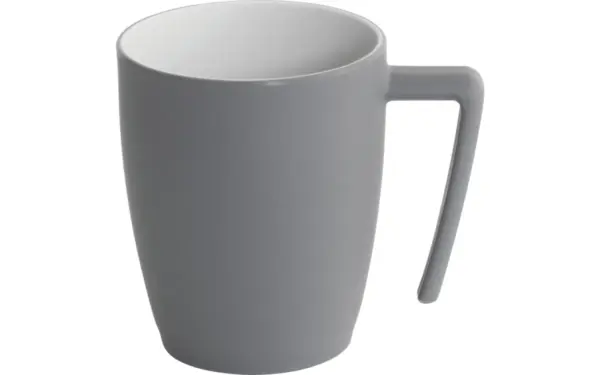 Set di tazze Outwell Gala per 4 persone, 4 pezzi, grigio nebbia