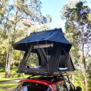 Summit open hard-shell roof tent