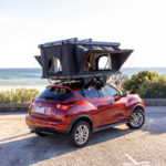 Dachzelt Basecamp aufgebaut Camping